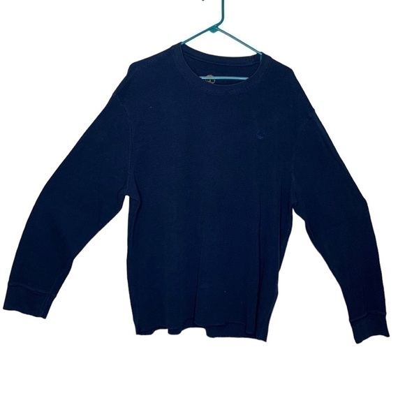 T16 Timberland Thermal Long Sleeve Navy Top size Men’s XL - Picture 1 of 12